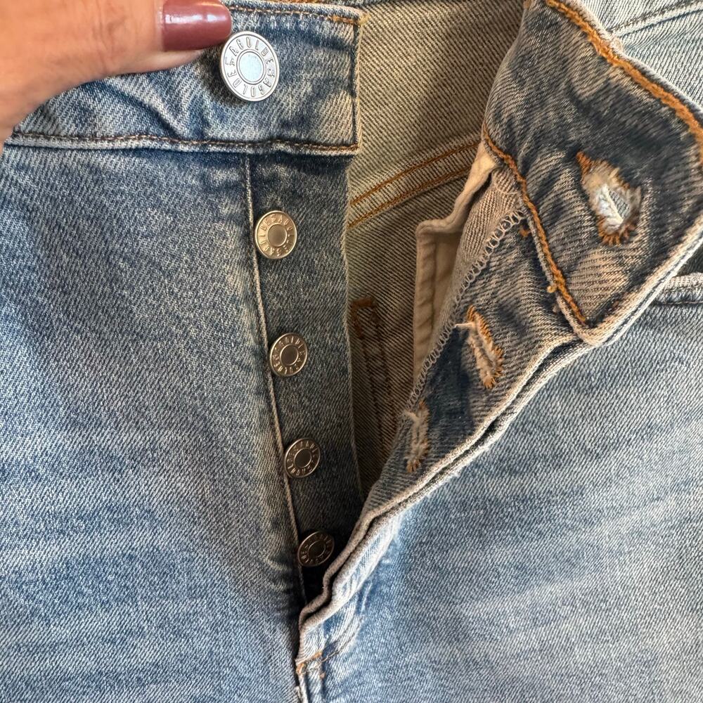 AGOLDE Riley High Rise Straight Crop Jeans Size 28 - Picture 5 of 12